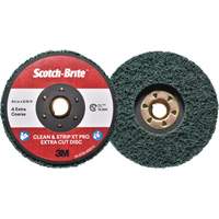 Disque extra coupe  Clean and Strip  XT Pro Scotch-Brite, 4-1/2" dia., Grain Extra grossier, Oxyde d'aluminium Oxymax Inc
