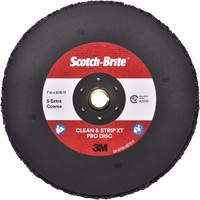 Disque  Clean and Strip  XT Pro Scotch-Brite, 7" dia., Grain Extra grossier, Carbure de silicium Oxymax Inc