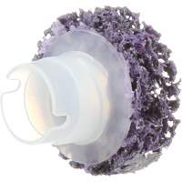 Disque de nettoyage pour moyeu de frein Roloc Pro Scotch-Brite, 1-1/2" dia., Grain Extra grossier, Carbure de silicium Oxymax Inc