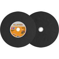 Meule pour scie &agrave; tronçonner AllSteel, 14" x 1/8", Arbre de 25/32", Type 1, Oxyde d'aluminium, 5400 Tr/min Oxymax Inc