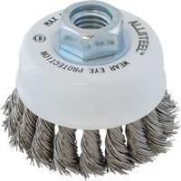 Brosse m&eacute;tallique AllSteel, 3" dia. x 5/8"-11 arbre Oxymax Inc