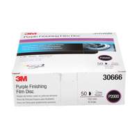 Hookit Finishing Film Disc, 6" Dia., P2000 Grit, Aluminum Oxide, Film Oxymax Inc