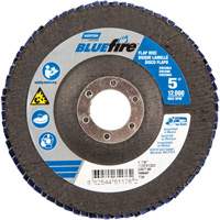 Bluefire Flap Disc, 5" x 7/8", Type 29, 40 Grit, Zirconia Alumina Oxymax Inc