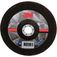 Disque &agrave; lamelles &agrave; changement rapide 769F, 7" x 7/8", Type 27, Grain 120+, Oxyde d'aluminium/C&eacute;ramique Oxymax Inc