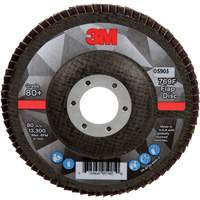 769F Quick Change Flap Disc, 4-1/2" x 7/8", Type 27, 80+ Grit, Ceramic Oxymax Inc