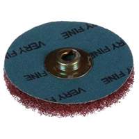 Disque HS de polissage et de brossage &agrave; changement rapide Standard Abrasives, 2" dia., Grain Tr&egrave;s fin, Oxyde d'aluminium Oxymax Inc