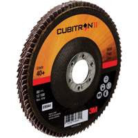 Cubitron II 969F Flap Disc, 5" x 7/8", Type 27, 40+ Grit, Ceramic Oxymax Inc