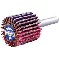 Shank Mounted Mini Flap Wheel, Ceramic Alumina, 40 Grit, 1" x 1" x 1/4" Oxymax Inc