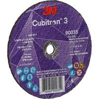 Cubitron 3 Cut-Off Wheel, 4" x 1/8", 3/8" Arbor, Type T1, Ceramic, 21000 RPM Oxymax Inc