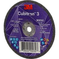 Cubitron 3 Cut-Off Wheel, 3" x 0.035", 1/4" Arbor, Type T1, Ceramic, 21000 RPM Oxymax Inc