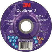 Cubitron 3 Cut-Off Wheel, 4-1/2" x 0.04", 7/8" Arbor, Type T27, Ceramic, 13300 RPM Oxymax Inc