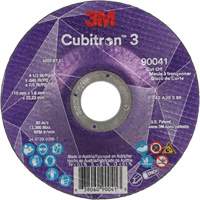 Cubitron 3 Cut-Off Wheel, 4-1/2" x 0.045", 7/8" Arbor, Type T27, Ceramic, 13300 RPM Oxymax Inc