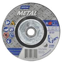 Metal Grinding & Cutting Wheel, 4-1/2" x 1/8", 5/8"-11 Arbor, Type 27, Aluminum Oxide Oxymax Inc