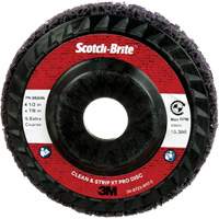 Disque Clean and Strip XT Pro XO-DC Scotch-Brite, 4-1/2" dia., Grain Extra grossier, Carbure de silicium Oxymax Inc