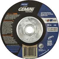 Gemini Flexible A AO Grinding and Cutting Wheel, 4-1/2" x 1/8", 5/8"-11 Arbor, Type 29, Aluminum Oxide, 13580 RPM Oxymax Inc