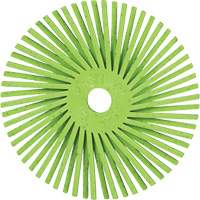 Brosse radiale en soies de pr&eacute;cision type A PN-RB Scotch-Brite , C&eacute;ramique, Grain 50+, 3" dia. Oxymax Inc