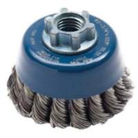 Brosse-boisseau &agrave; fils nou&eacute;s, 2-3/4" dia. x 5/8"-11 arbre Oxymax Inc