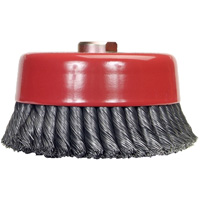 Brosse-boisseau &agrave; fils nou&eacute;s, 6" dia. x 5/8"-11 arbre Oxymax Inc