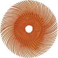 Scotch-Brite Type C Precision Radial Bristle Brush PN-RB, Ceramic, 80+ Grit, 3" Dia. Oxymax Inc