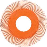 Scotch-Brite Type C Precision Radial Bristle Brush PN-RB without Adapter, Ceramic, 80+ Grit, 6" Dia. Oxymax Inc