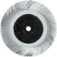 Scotch-Brite Type C Precision Radial Bristle Brush PN-RB with Keyway Core, Ceramic, 120+ Grit, 6" Dia. Oxymax Inc