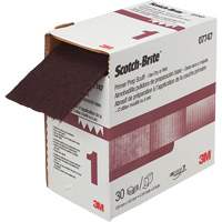 Pr&eacute;paration de la couche d'appr&ecirc;t VFN Scotch-Brite, 4-3/4" x 180", Oxyde d'aluminium Oxymax Inc