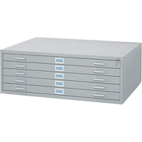 Classeurs en acier pour plans, 5 Tiroirs, 46-3/8" la x 35-3/8" p x 16-1/2" h Oxymax Inc