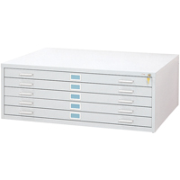 Classeurs En Acier Pour Plans-5 Tiroirs, 5 Tiroirs, 46-3/8" la x 35-3/8" p x 16-1/2" h Oxymax Inc