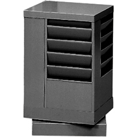 Pr&eacute;sentoirs, Rotatif, 20 fentes, Acier, 14-1/8" la x 14-1/8" p x 21-1/4" h Oxymax Inc