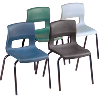 Horizon Chairs, Plastic, Black OD933 | Oxymax Inc