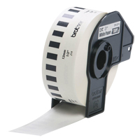 Cartouche de ruban pour système d'étiquetage P-touch<sup>MD</sup>, 12 mm x 100', Noir sur blanc OJ911 | Oxymax Inc