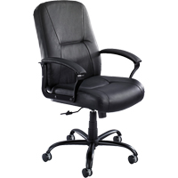 Chaises Serenity pour gens grands & costauds, Cuir, Noir, Capacit&eacute; 500 lb Oxymax Inc