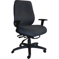 Chaises ergonomiques robustes Cierra , Tissu, Noir, Capacit&eacute; 400 lb Oxymax Inc