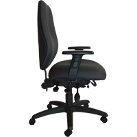 Chaises ergonomiques robustes Cierra , Tissu, Noir, Capacit&eacute; 400 lb Oxymax Inc