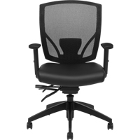 Chaises &agrave; bras Multi-Tilter, Vinyle, Noir, Capacit&eacute; 300 lb Oxymax Inc