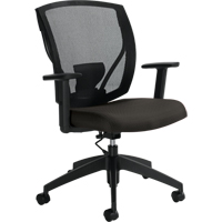 Chaises de travail, Tissu, Charbon, Capacit&eacute; 300 lb Oxymax Inc