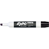 Expo&reg; Whiteboard Marker - Black, Black, Chisel Tip Oxymax Inc