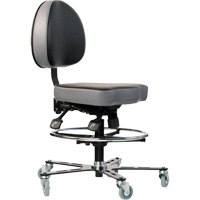 TF 180™ Ergonomic Chair, Vinyl, Black OP492 | Oxymax Inc