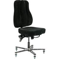 Chaise ergonomique Synergo II<sup>MC</sup>, Tissu, Noir OP503 | Oxymax Inc