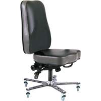 Chaise ergonomique Synergo I<sup>MC</sup>, Vinyle, Noir OP505 | Oxymax Inc