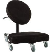 Flex™ Ergonomic Chair, Mobile, Adjustable, Vinyl Seat, Black/Grey OP510 | Oxymax Inc