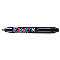 Dura-Ink&reg; #20 Permanent Marker, Black, Fine Tip Oxymax Inc