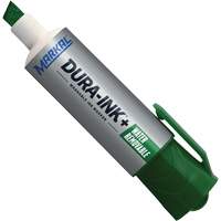 Marqueur &agrave; encre Dura-Ink WashAway, Vert, Pointe Ciseau Oxymax Inc