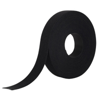 One-Wrap&reg; Fastener Tape, Hook & Loop, 25 yds x 1", Self-Grip, Black Oxymax Inc