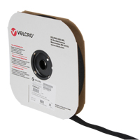 Ruban d'attaches, Boucle, 25 vg x 1", Cousu, Noir Oxymax Inc