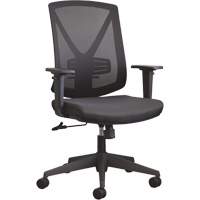 Activ A-47 Synchro Office Chair, Fabric, Black, 275 lbs. Capacity Oxymax Inc