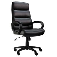 Chaise de bureau Activ<sup>MC</sup> série A-601, Polyuréthane, Noir, Capacité 250 lb OP806 | Oxymax Inc