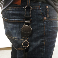 Securit Key Chains, Polycarbonate, 48" Cable, Carabiner Attachment Oxymax Inc