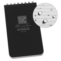 Carnet de notes de poche à spirale, Couverture souple, Noir, 100 Pages, 3" , 5"  OQ406 | Oxymax Inc