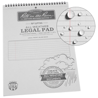Top-Spiral Pad, Soft Cover, White, 35 Pages, 8-1/2" W x 11-7/8" L OQ500 | Oxymax Inc